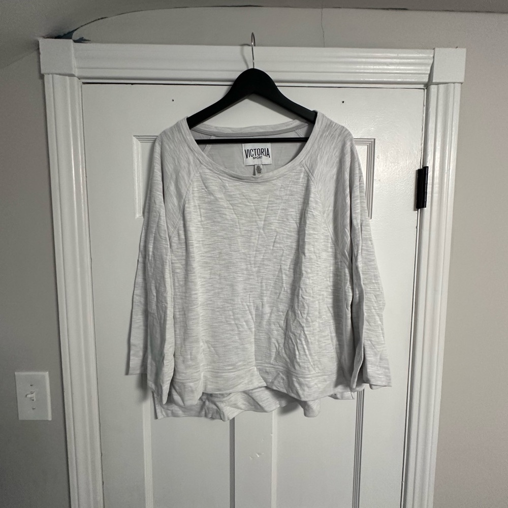 Victoria's Secret Gray Oversized Relaxed Crewneck